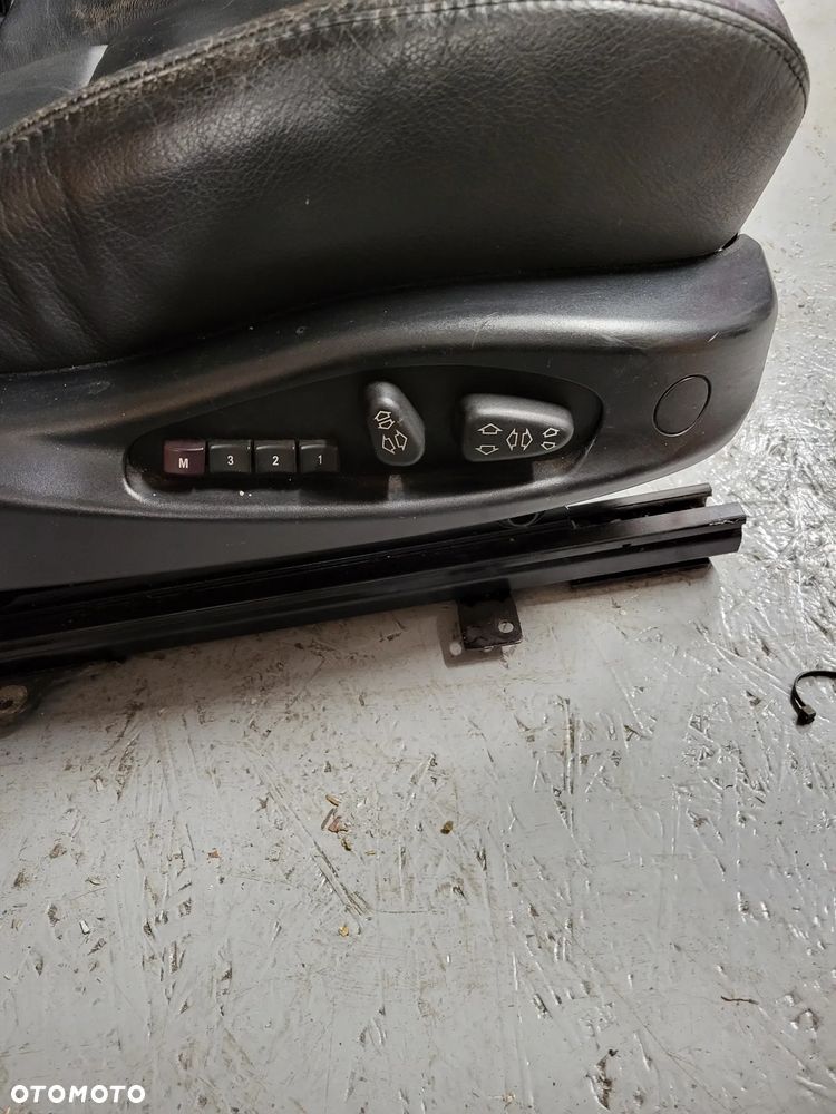 BMW E46 CABRIO FOTELE PRZÓD LEWY PRAWY SKÓRA SPORTSITZE UK - 12