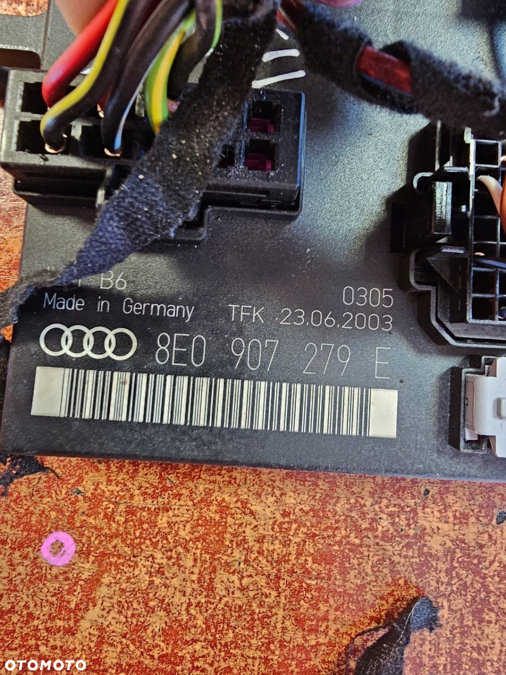 ZESTAW IMMO STARTOWY KOMPUTER 0261206051 VW AUDI A4 B6 00 2.0 20V ALT - 6