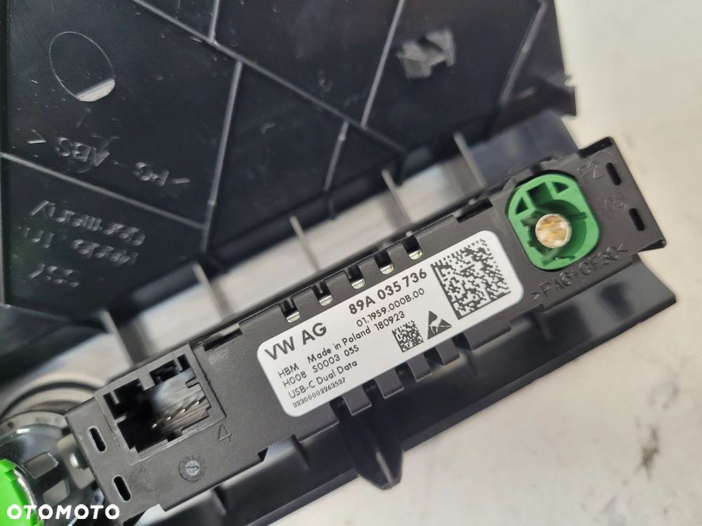 GNIAZDO PORT USB TYP C AUDI Q4 E-TRON Q3 89A035736 89A864131 - 7