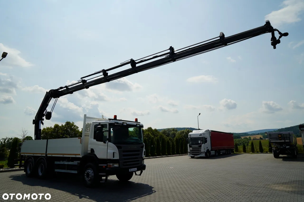 Scania P360 / 6X4 / SKRZYNIOWY 4.85 + HDS HIAB 211 E-6 HIDUO / UDŹWIG 7100KG / MAX WYSÓW 16.5 M / STEROWANIE RADIOWE - 8