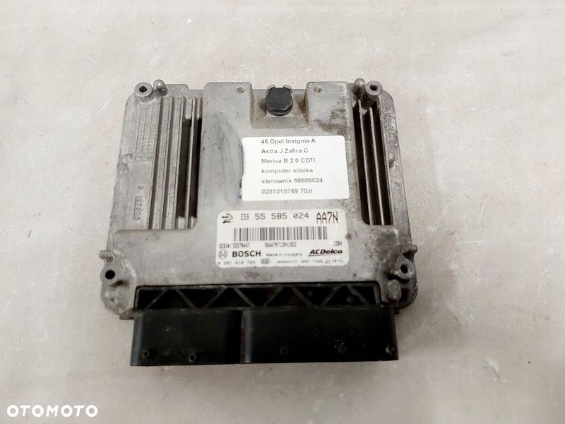INSIGNIA A 2.0 CDTI KOMPUTER SILNIKA STEROWNIK - 1