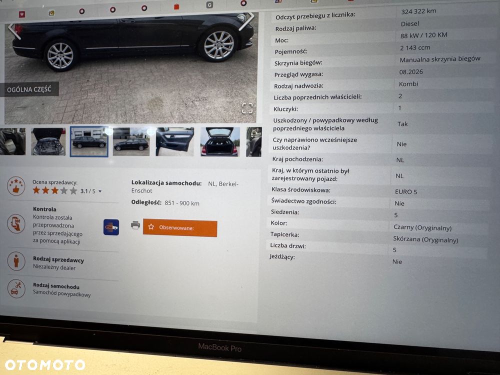 Mercedes-Benz Klasa C 180 Kompressor BlueEFFICIENCY Avantgarde - 17