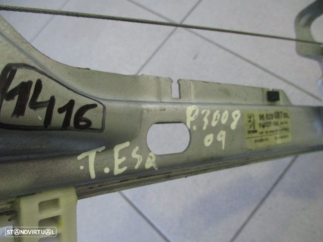 Elevador Sem Motor 9682808780 PEUGEOT 3008 2009 TE - 2
