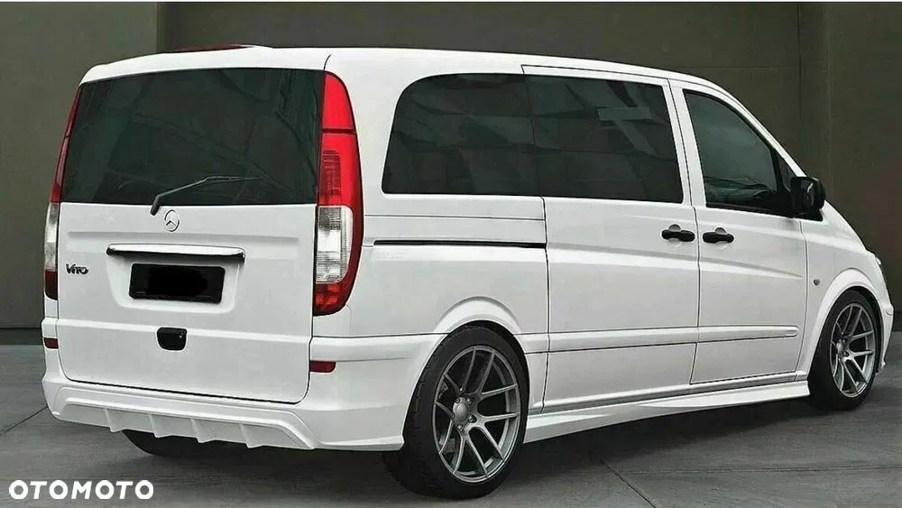 MERCEDES VITO 639 PO LIFTINGU ZESTAW OSPOILEROWANIA BODY KIT ZDERZAKI PROGI - 4