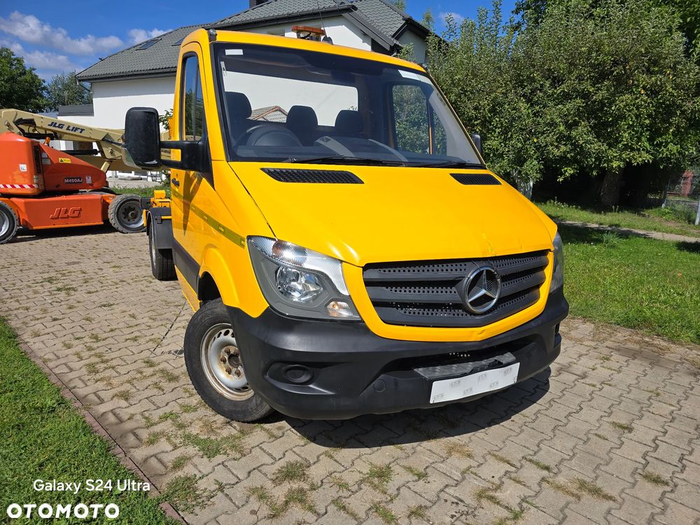 Mercedes-Benz Sprinter 313CDi Solarka Piaskarka Posypywarka Hydraulika rozrzutnik ECON Specjalny komunalny Schmidt gritter salt spreader pługopiaskarka ASR Tempomat Zimowy Komunalny - 16