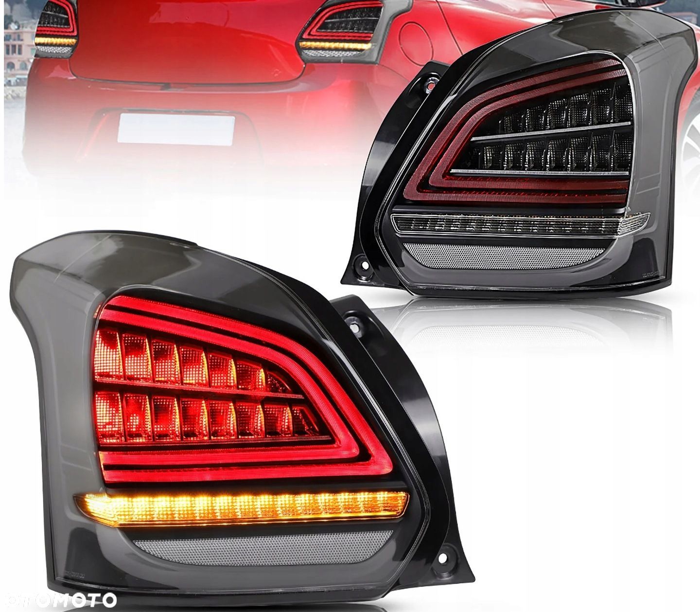 Lampy tyl ne kpl Vland Full Led Neon Tuning Suzuki Swift V 5 VI 6 2017-2023 - 1
