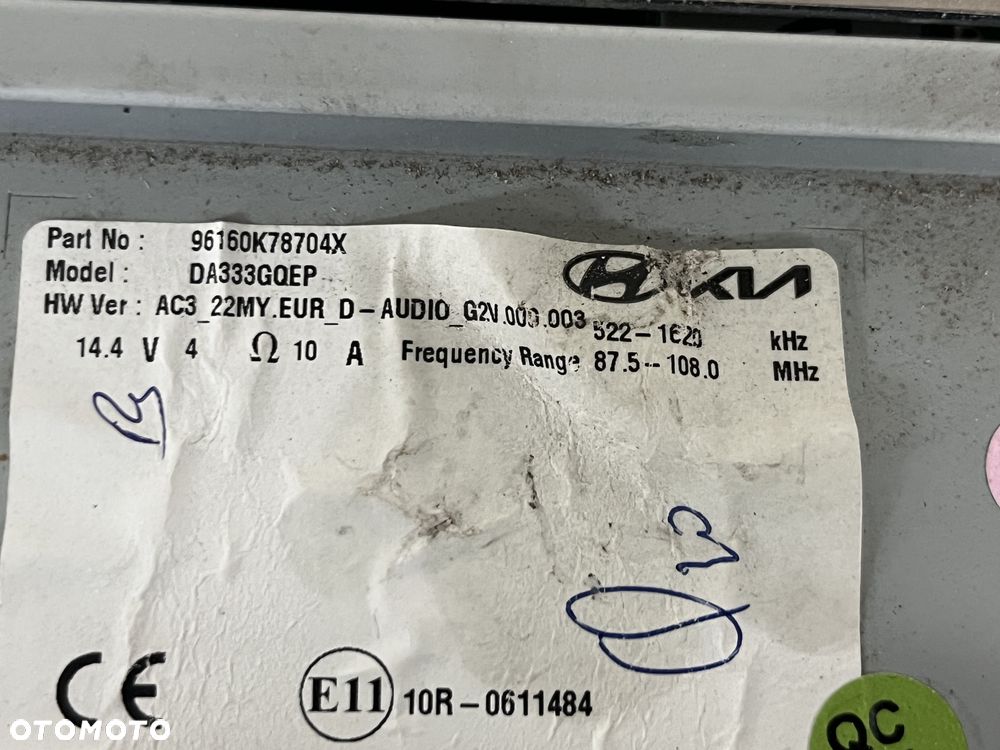 Radio wyświetlacz Hyundai I10 III 2023R - 6