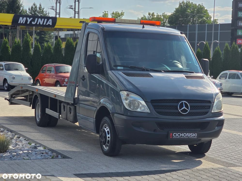 Mercedes-Benz Mercedes-Benz SPRINTER 515 CDi Autolaweta Holownik Pomoc Drogowa Na Bliźniaku Długi Najazd Auto Serwisowane z Polskiego Salonu Wyjątkowo ładny i Zadbany Samochód - 3