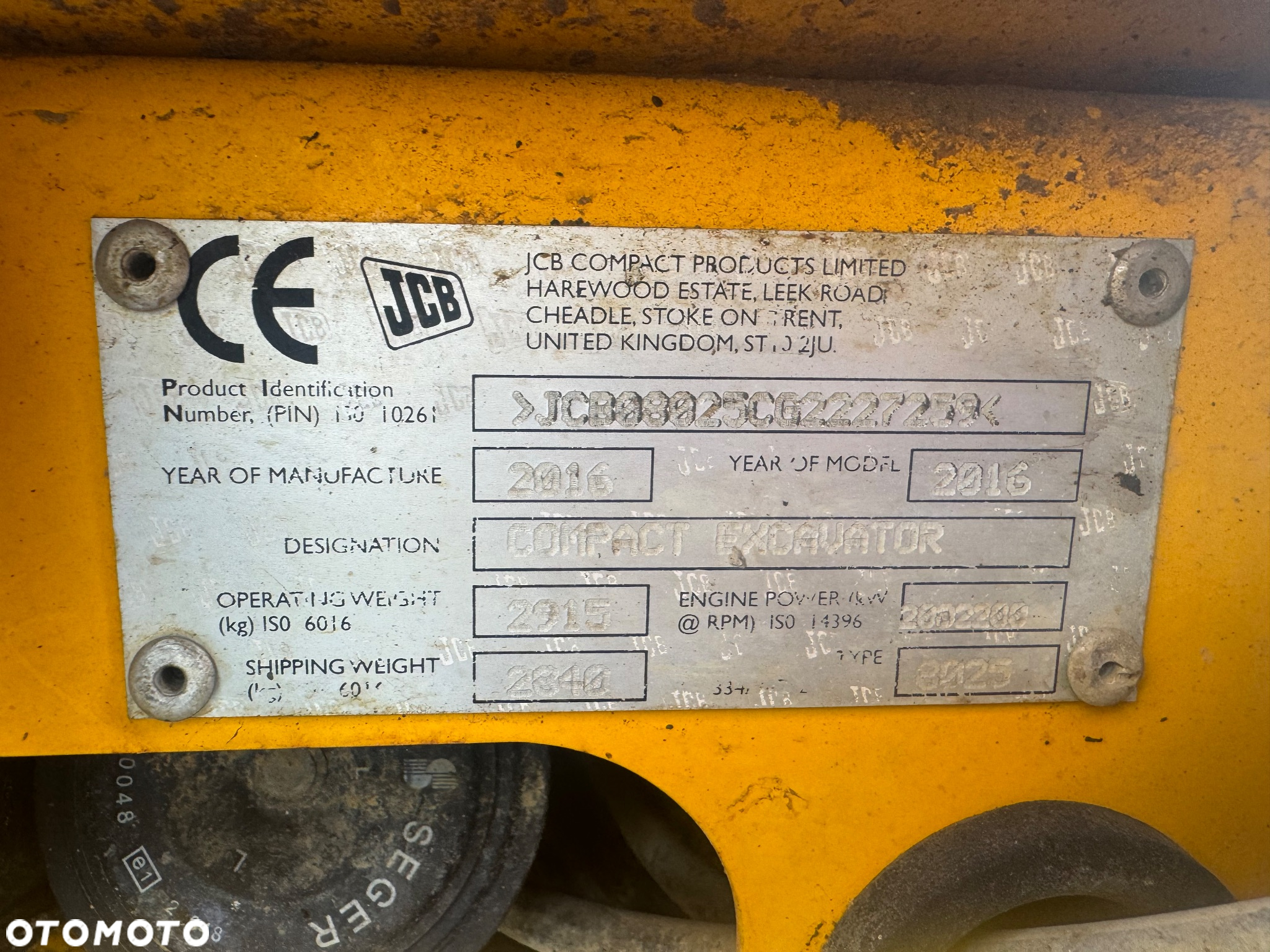 JCB 8025 - 9