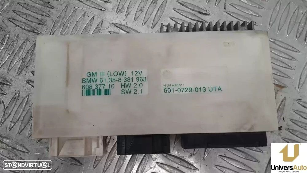 CENTRALINA LUZES BMW 5 2003 -61358381963 - 1