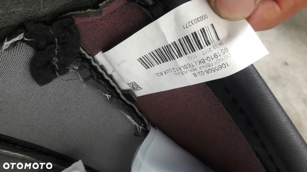 TESLA MODEL S OBUDOWA PODUSZKI AIRBAG FOTELA FOTEL - 7