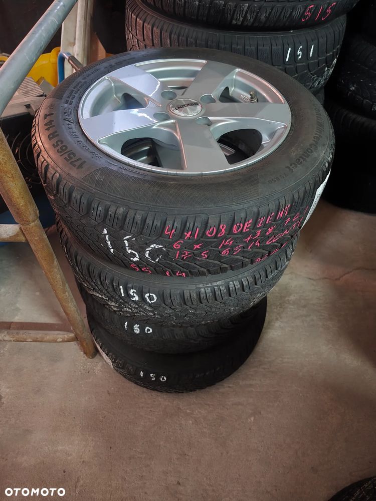 4x108 Felgi Aluminiowe Alufelgi 14 Koła Zimowe Zima FORD FIESTA MK4 mk6 MK7 PUMA COURIER KA II 2 KA+ FUSION FOCUS MK1 MAZDA 2 5,5mm Legnica ALU-RAD 175/65 - 2