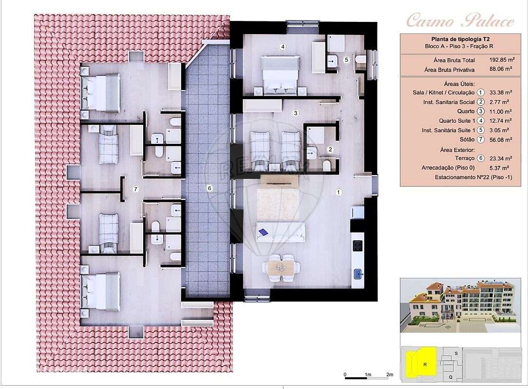 Apartamento T2 para venda - Grande imagem: 3/20