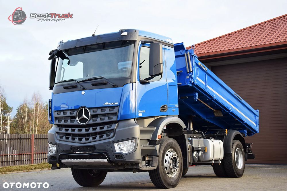Mercedes-Benz AROCS 1840  / 4X2 / MEILLER KIPPER  4,8m  /  SILNIK  11 L  / DMC 44000 KG / PRZYCZEPA 27T / - 2
