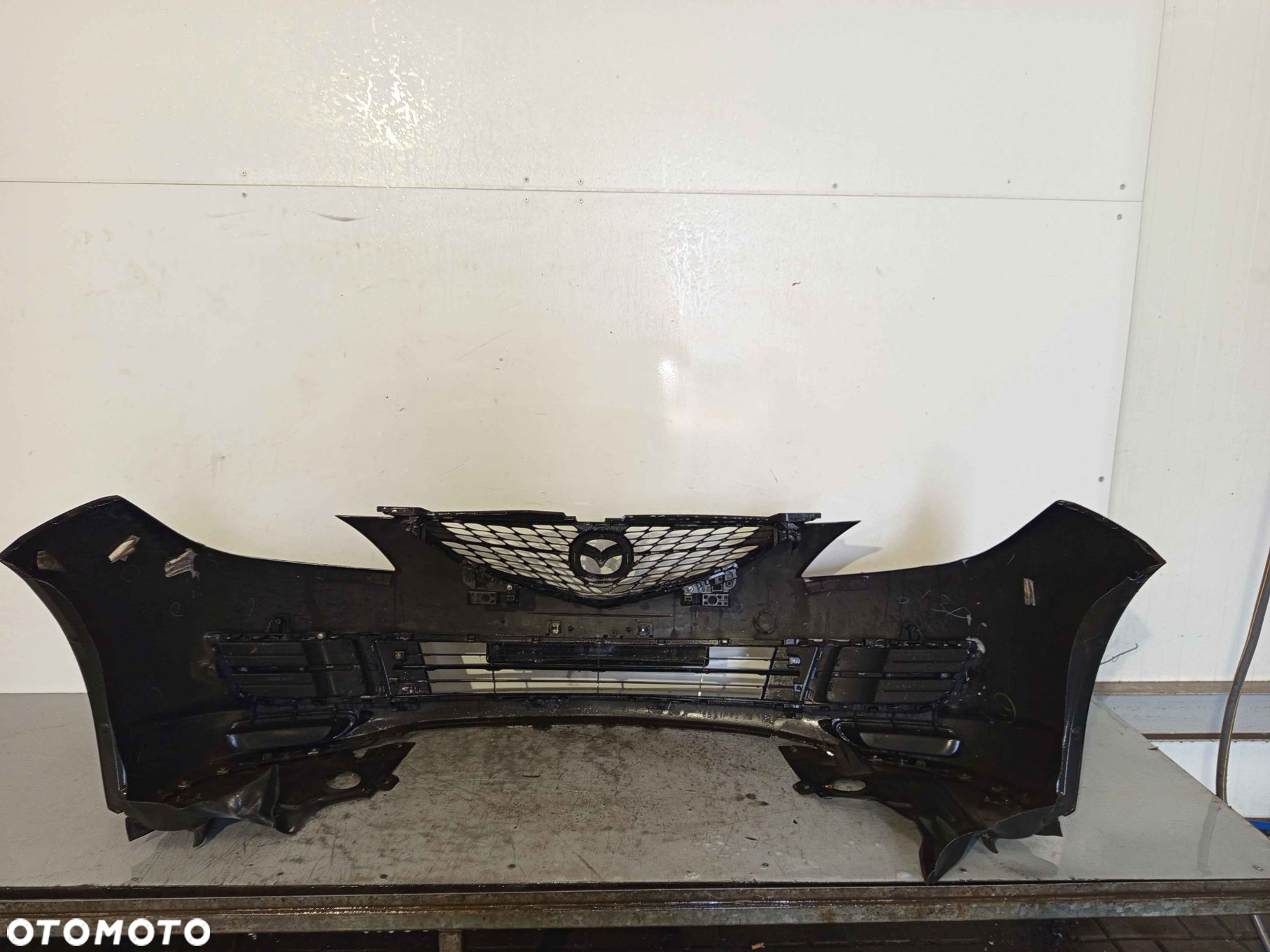 + ZDERZAK PRZÓD PRZEDNI MAZDA 6 VI GH 16W CZARNY - 5