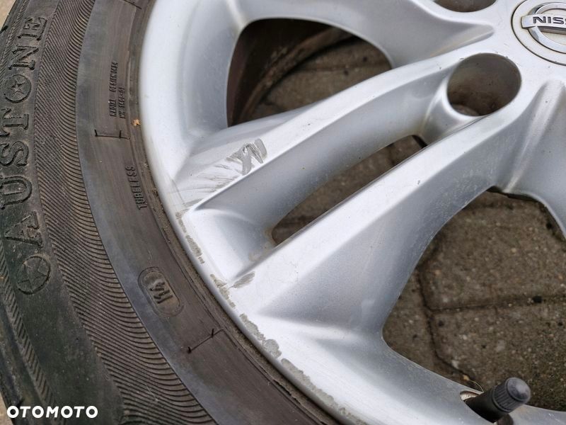 nissan qashqai i j10 felgi aluminiowe alufelgi 17 cali 6,5j et40 5x114.3 - 3