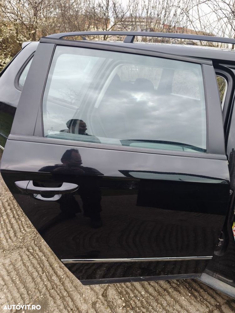 Ușă portieră dreapta față  Volkswagen Passat B6 negru L041 - 3