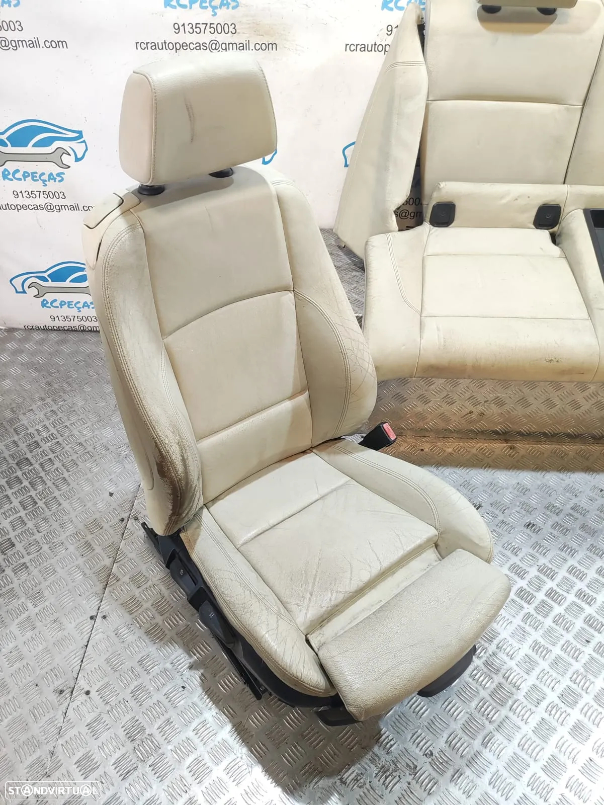 Conjunto de Bancos BMW Serie 1 E82 Coupé Pack M Pele - 9