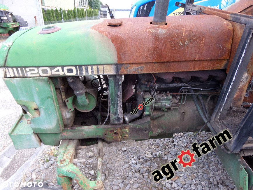 John Deere 2040 2140 silnik skrzynia most zwolnica obudowa maska - 2