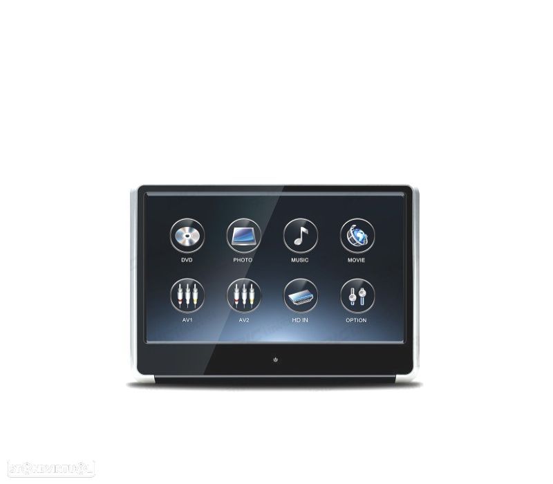 ECRA PARA ENCOSTO DE CABEÇAS DE 11,6 MOLDURA ADAPTADOR PRETO BRILHANTE PARA RADIO 2-DIN HONDA CR-V - 5