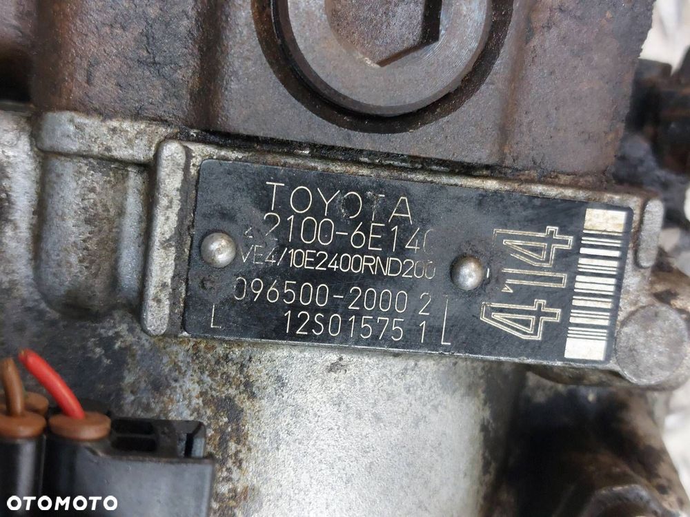 POMPA WTRYSKOWA USZKODZONA AVENSIS T22 2.0 TD 22100-6E140 - 6