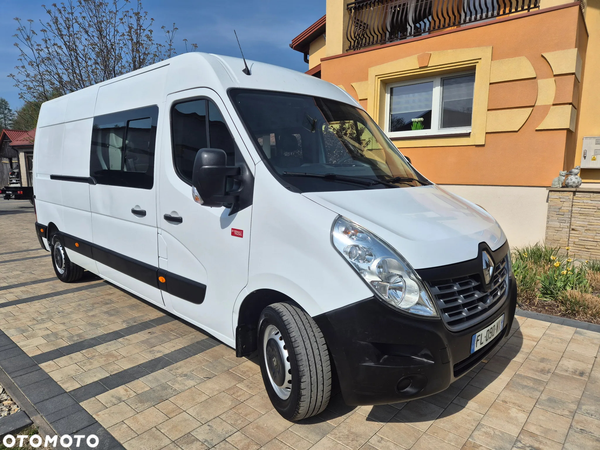 Renault MASTER L3H2 2.3 145KM BRYGADÓWKA 7 OSÓB KLIMA SPROWADZONY NAVI KAMERY - 9