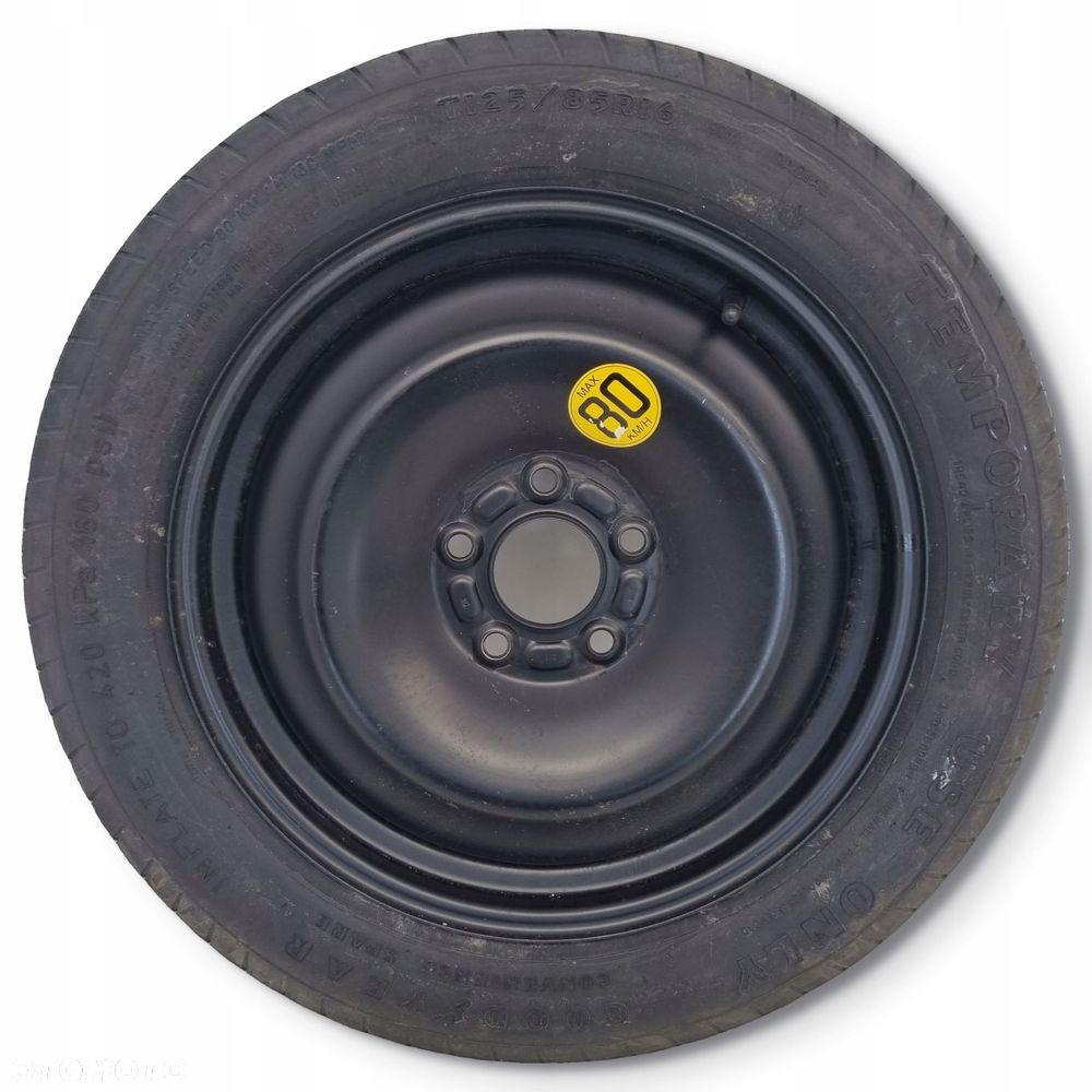 KOŁO DOJAZDOWE Ford C-Max Focus Mk2 II 125/85 R16 5x108 1S71MH dojazdówka - 1