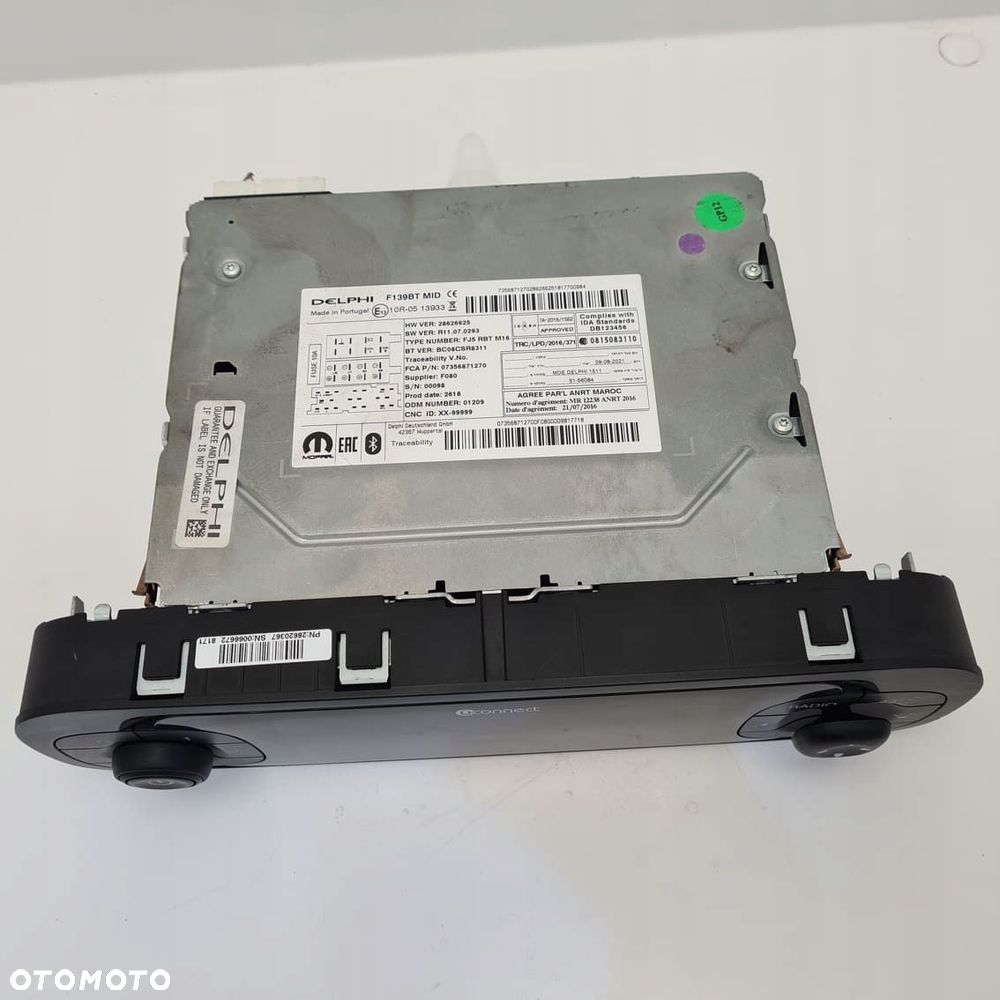 radio uconnect bluetooth usb fiat panda iii f139bt - 4