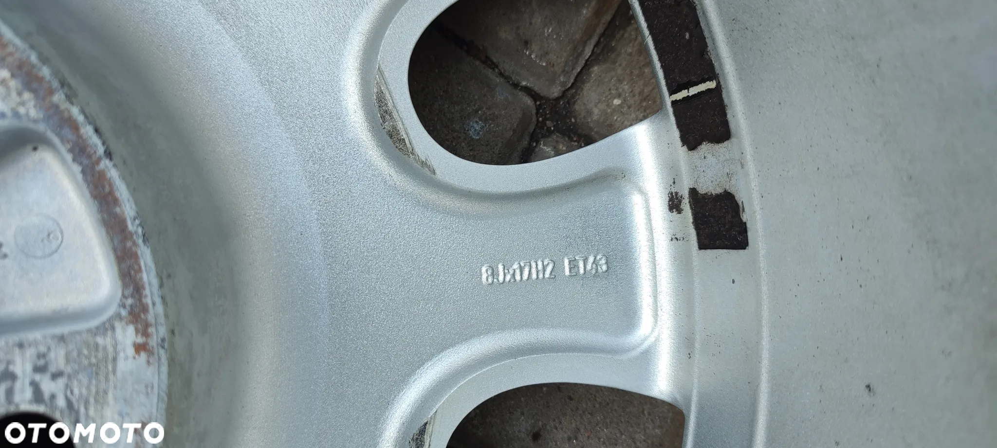 4E0601025R FELGI 5x112 8Jx17 CALI ET 43 AUDI A6 A8 KOMPLET - 7