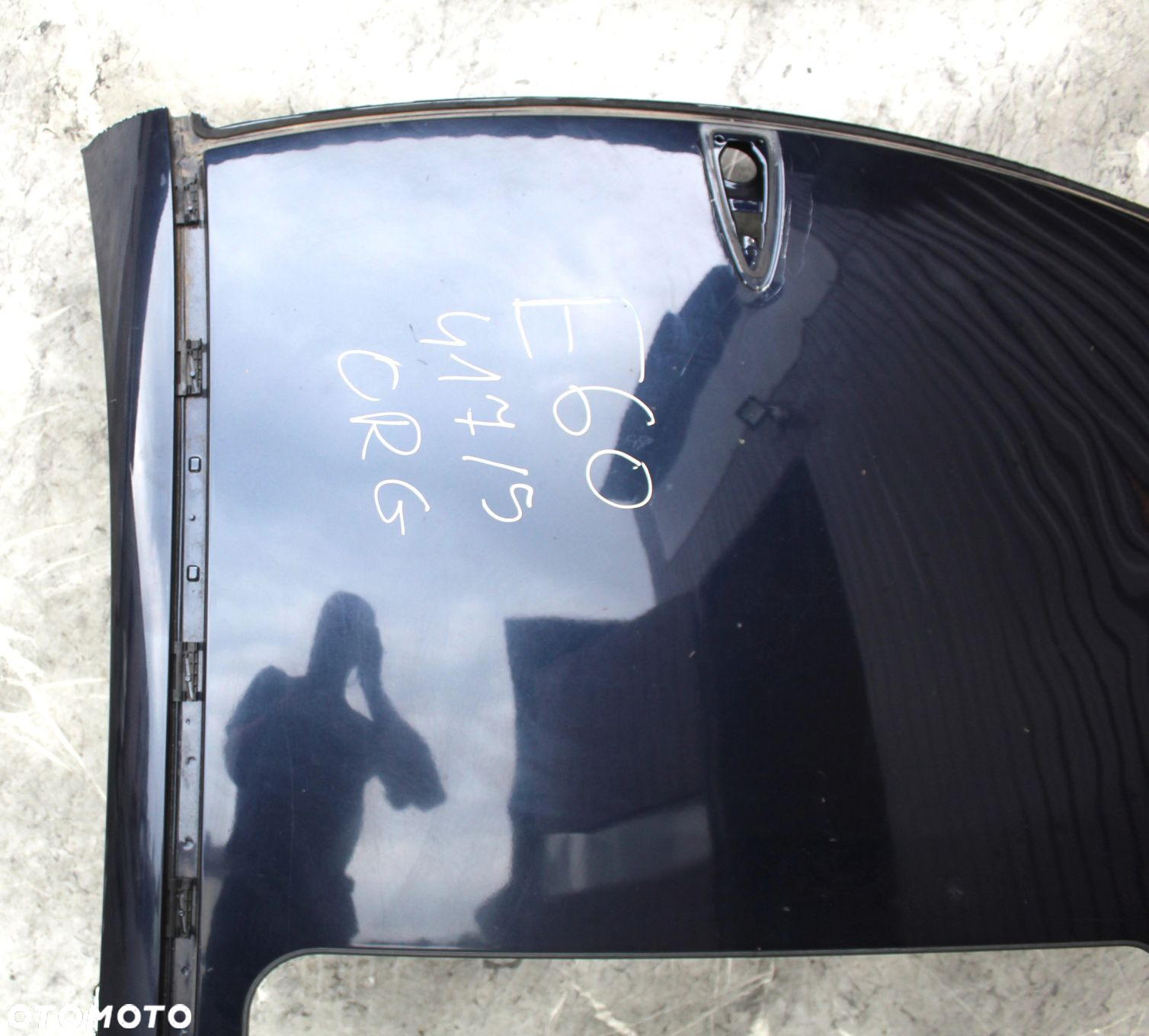 DACH POD SZYBERDACH BMW E60 317 ORIENT BLAU ORG - 5