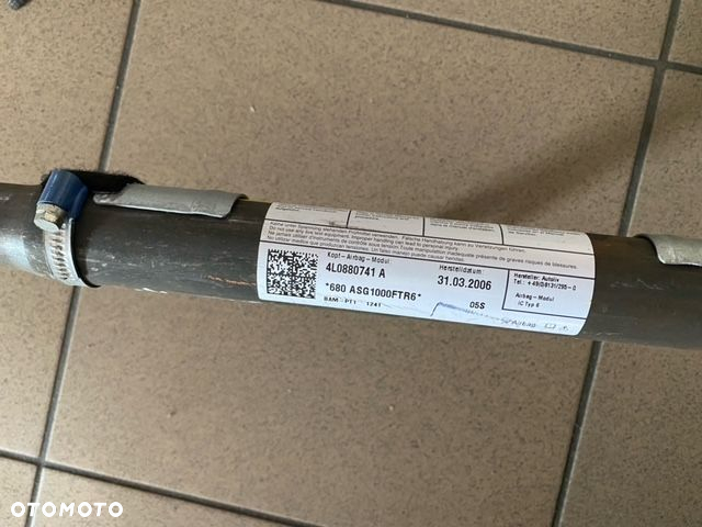 KURTYNA POWIETRZNA LEWA AIRBAG AUDI Q7 4L0880741A - 2