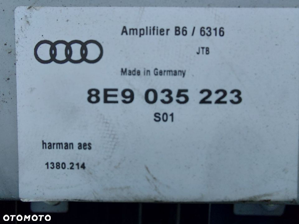 Audi A4 B6 glosnik tuba z bagaznika kombi 02-05 - 5