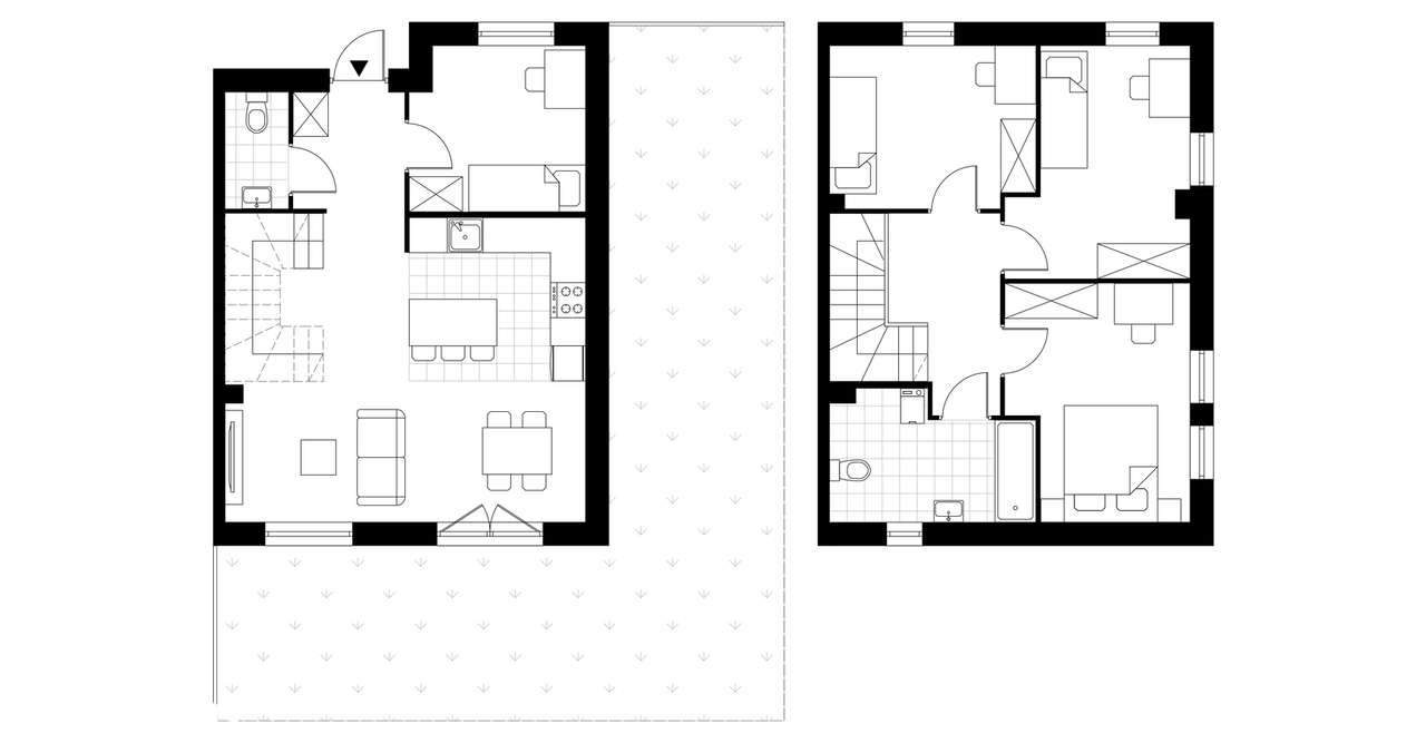 5-pokojowy dom 92m2 + ogródek Bezpośrednio - Pełny obrazek: 4/11