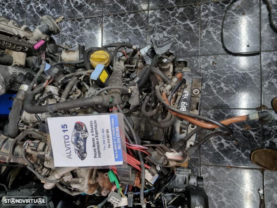 motor Renault Kangoo , Renault Clio lV 90cv  2015 ref: k9k 608 - 1