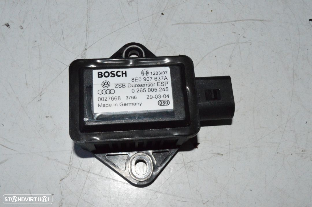 SENSOR SENSORES VELOCIDADE ESP AUDI A4 B7 8E0907637B 8E0907637 0265005618 BOSCH A4 B6 A6 C6 - 2