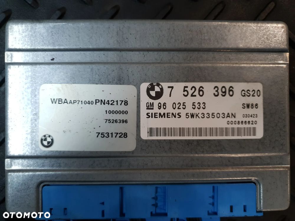 BMW E46 Lift MODUŁ STEROWNIK SKRZYNI BIEGÓW 7526396 - 2