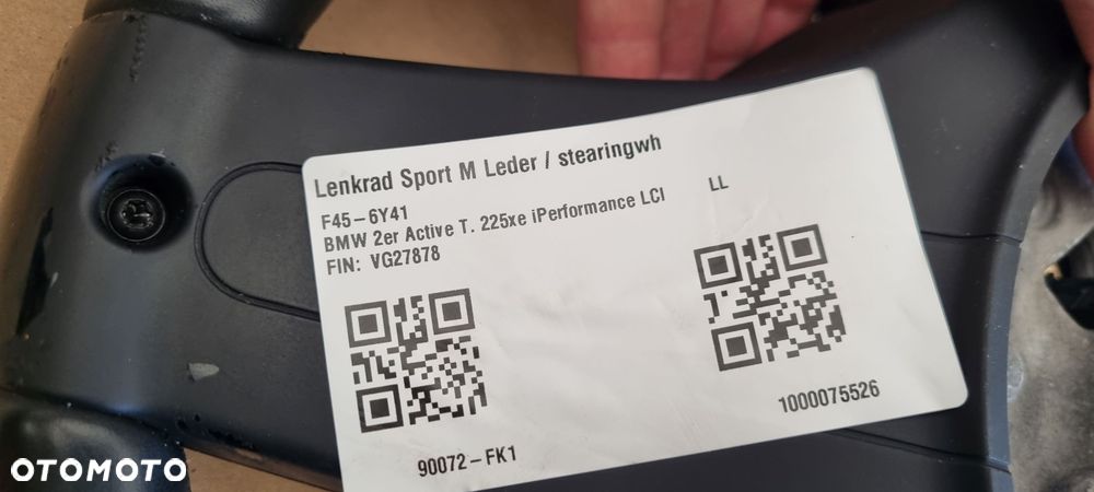 BMW 2 F45 ACTIVE TOURER M-PAKIET 2014- Kierownica Skóra Oryginał - 13