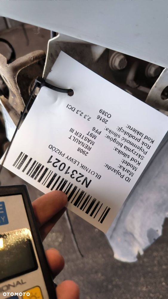 BŁOTNIK LEWY PRZÓD RENAULT MASTER III - 2