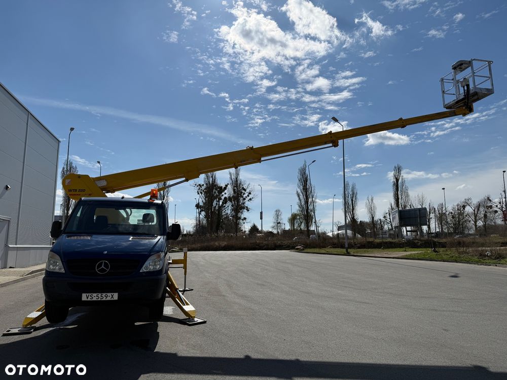 Mercedes-Benz Podnośnik Koszowy Wumag WTB 220 22 metry 14 w Bok Pilot UDT Palfinger zwyżka jak Gsr Ruthmann Multitel - 21