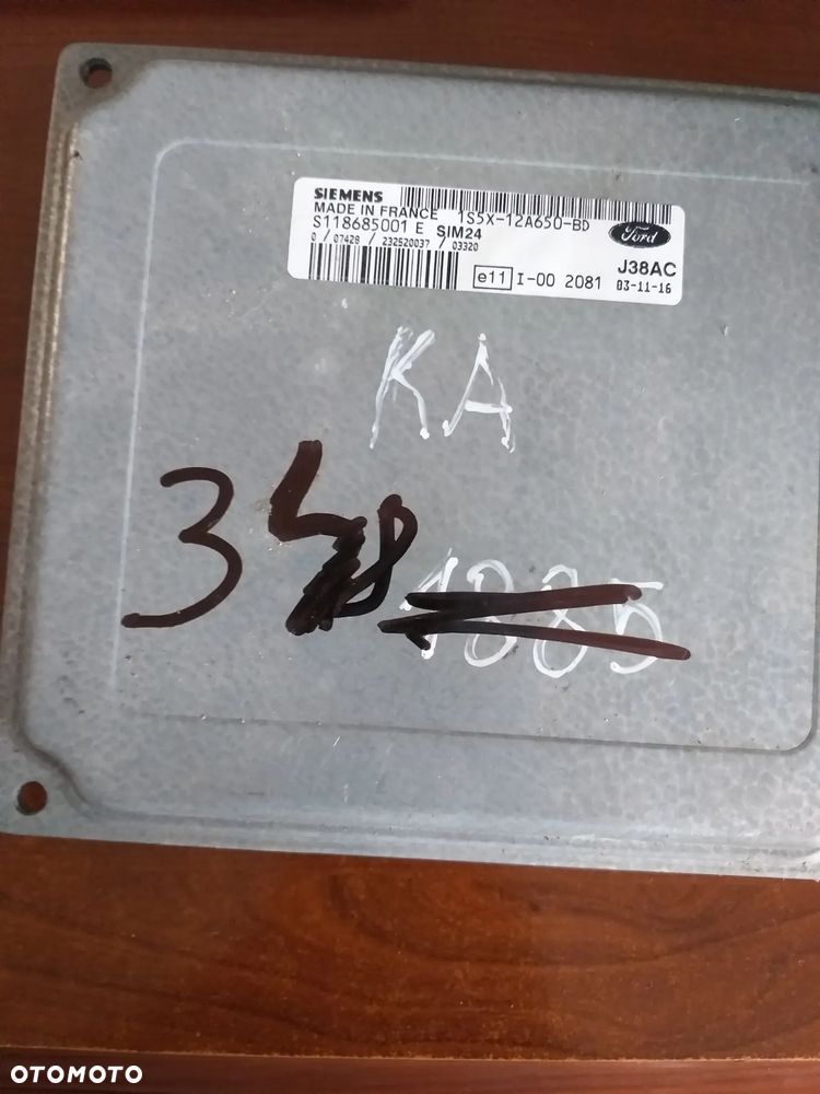 STEROWNIK SILNIKA FORD KA 1S5X12A650BD - 1