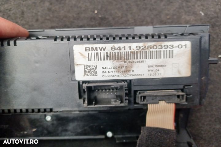 Comanda clima 64119250393-01 9250393 64119250393-01 9250393 BMW Seria - 4