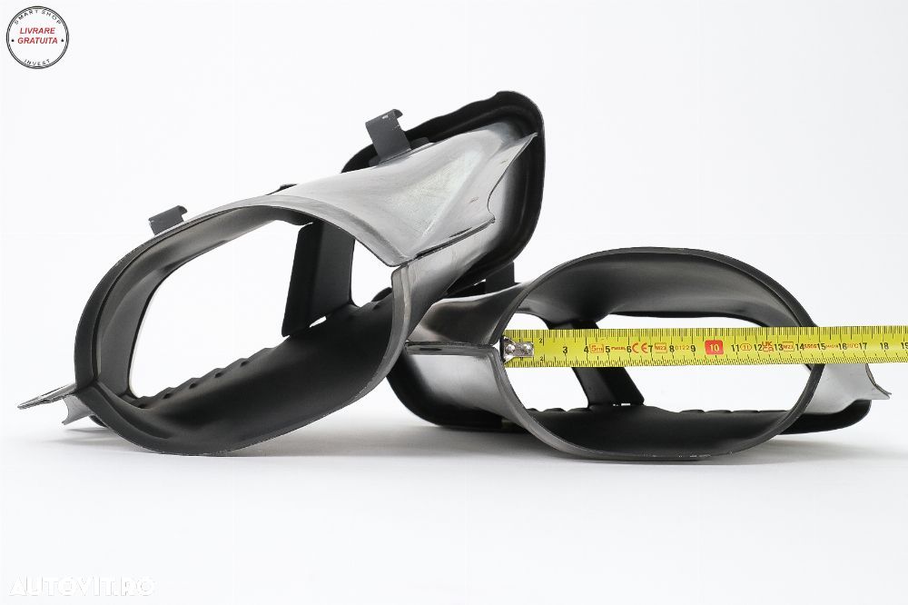 Difuzor Bara Spate cu Ornamente Evacuare Mercedes GLS Class X167 (2019-up) GLS63 D- livrare gratuita - 12