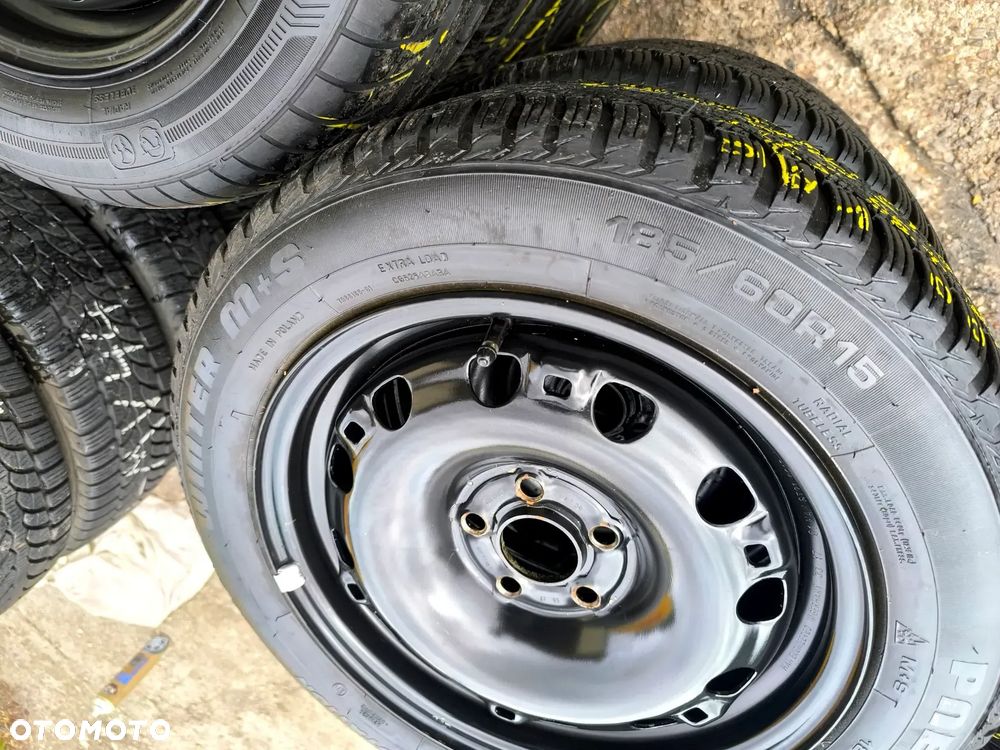 5x100 Felgi Stalowe Stal 15 Koła Zimowe Zima SKODA FABIA PRAKTIK ROOMSTER RAPID SEAT IBIZA CORDOBA TOLEDO IV 4 VW FOX POLO Legnica ALU-RAD 185/60 6mm - 6
