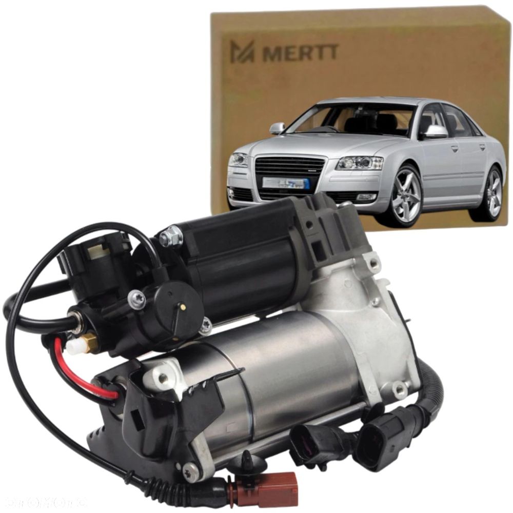 AUDI A8 D3 02-10 Nowy KOMPRESOR SPRĘŻARKA ZAWIESZENIA 4E0616005E - 1