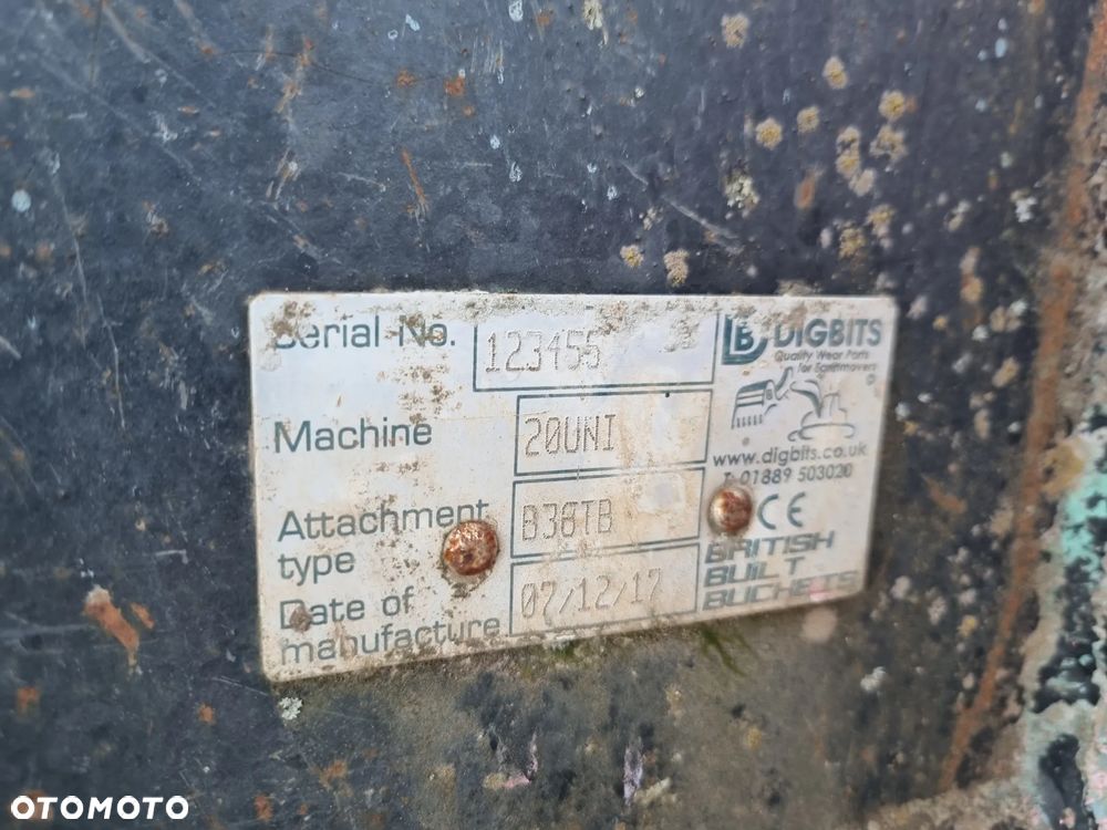 Łyżka 90cm złącze Miller 80mm 100, 75, 80 do koparki do kopania 20t ton - 5