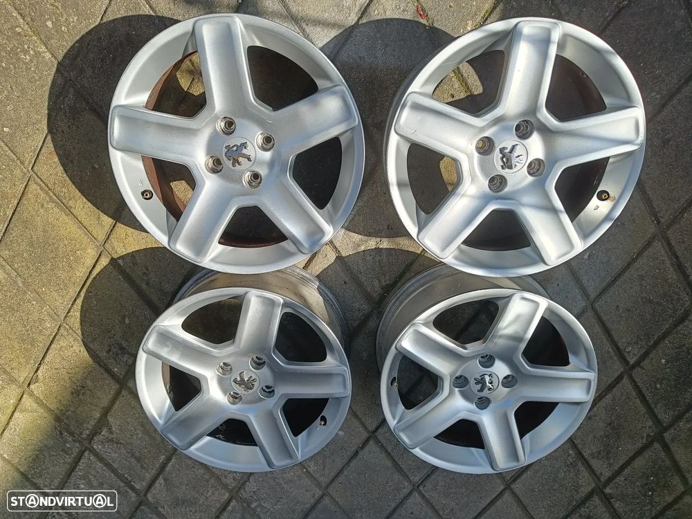 4 jantes 17 Peugeot furação 4x108 - 4