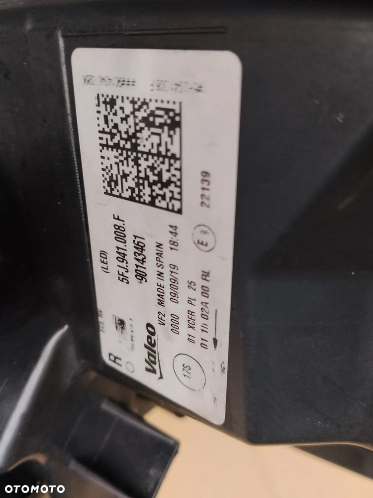 Lampa Prawa Full Led Seat Terraco 5fj 941 008f  Bdb.stan Europa - 2