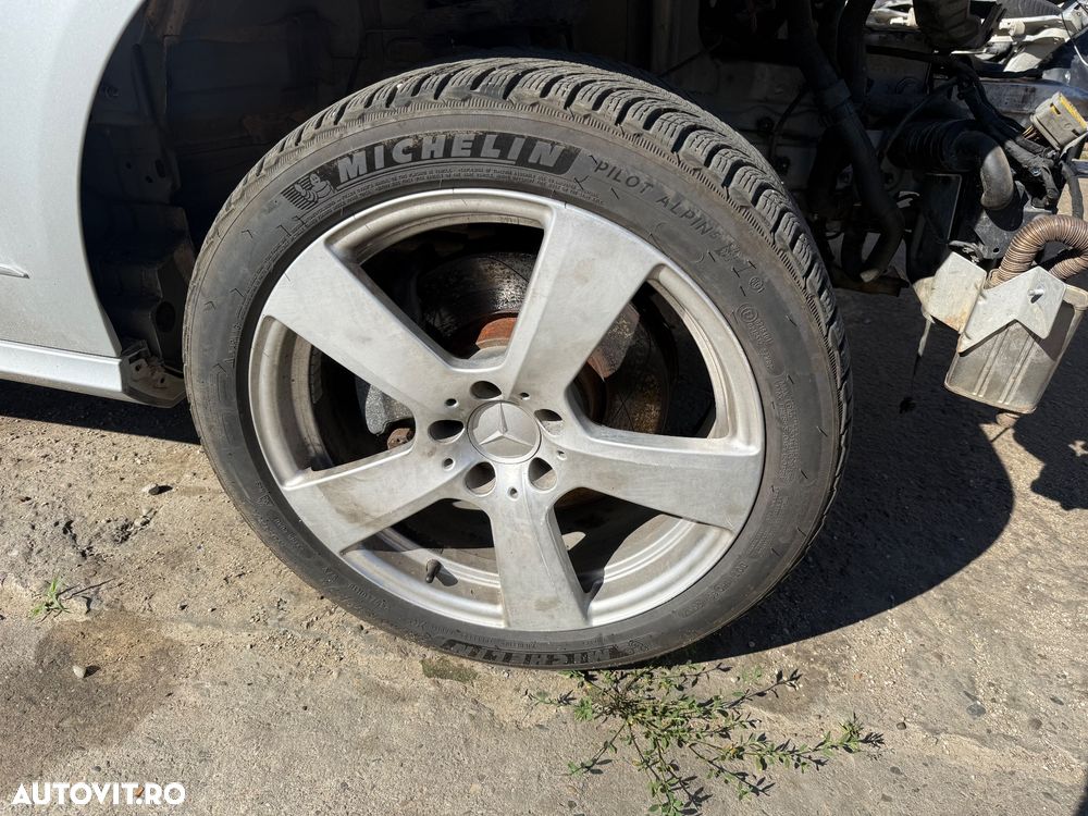 Jante mercedes r18 245/40/18 cauciucuri michellin stare impecabila - 2