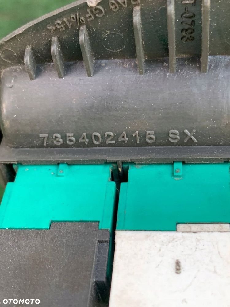 Panel sterowania przełącznik szyb lewy Fiat Doblo I Lift 735402415 WWA - 3
