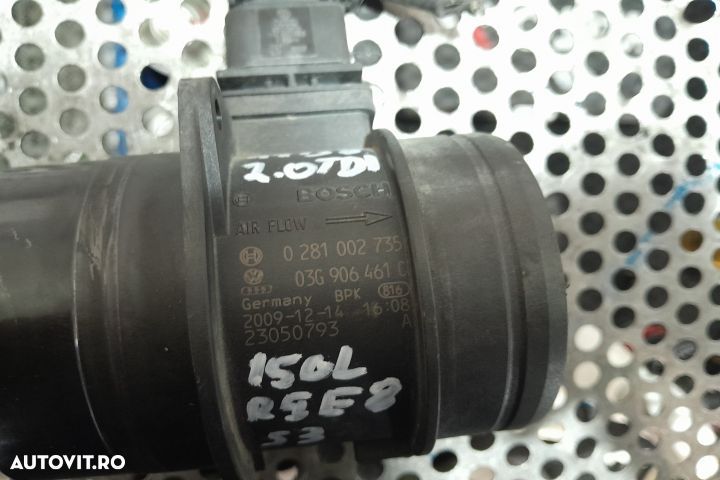 Debitmetru aer 02810027350 3G906461C - 2.0 TDI 02810027350 3G906461C - 4